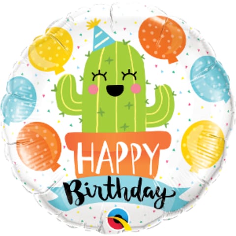 Qualatex Birthday Party Capcus Foil Balloon- 18-Inch Size