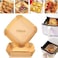 Disposable Square Paper Liners for Air Fryer, Non-Stick Parchment Square Paper for Air Fryer Liners 100 Pieces