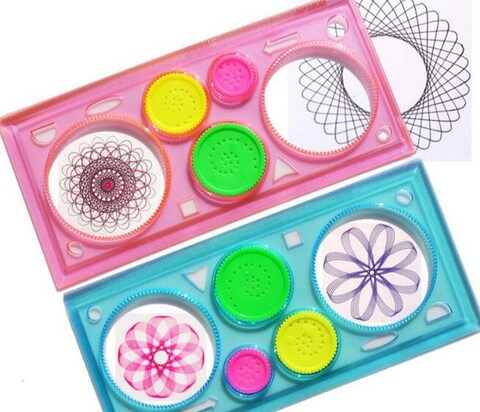 Spirograph, Geometric Ruler Drafting Tools Stationery For Students Drawing Set Learning Art Sets Creative Gift For Children (1Pc)