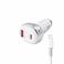 mpBLBERRI BLB-C101 30W PD Car Charger, Micro-USB Cable White