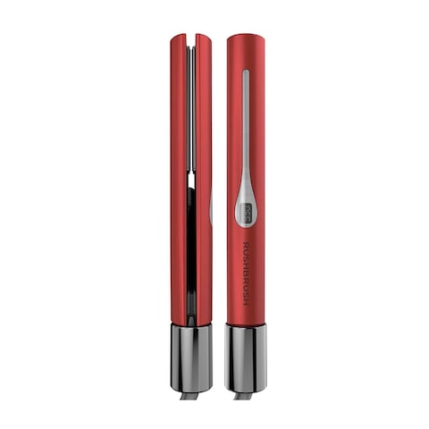 Rush Brush X2 Infra Revolver Hair Styler - Red