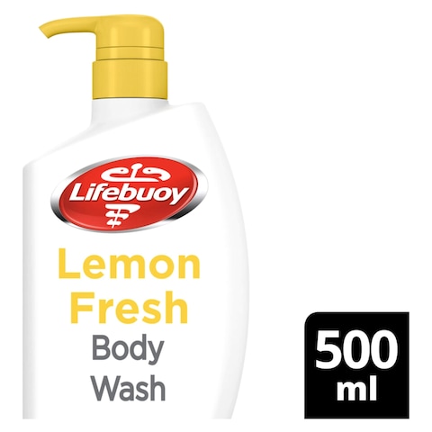 Lifebuoy Antibacterial Body Wash Refreshing For All Skin Types Lemon Fresh 500ml