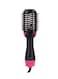 Generic - Multifunction American Plug Speed Regulation Hot Air Comb Pink/Black 650g