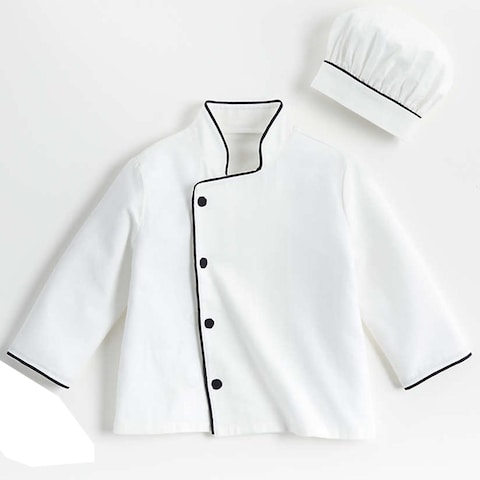 LP ESTILO CHEF COAT WITH CHEF CAP