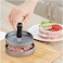 Stainless Steel 1 Set 12 cm Hamburger Press Aluminum Alloy Round Hamburger Meat Beef Grill Burger Press Patty Maker Mold Kitchen Accessories Cooking Meat Tools
