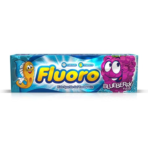 Fluoro Kids Tooth Paste - Blueberry - 50gm
