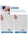 Sky-Touch Toilet Bowl Cleaning Brush, Disposable Brush Head With 16 Refills Dissolving Wand Replacement Sponge, Soft Cleaner Brush For Bathroom Cleaning