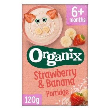 Organix Strawberry And Banana Porridge 120g