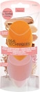 Real Techniques Beauty Makeup Blender Miracle Complexion And Makeup Power Sponge Set, For Cc Cream Foundation, Orange &amp; Pink, For Makeup Blending &amp; Application, 2 Count