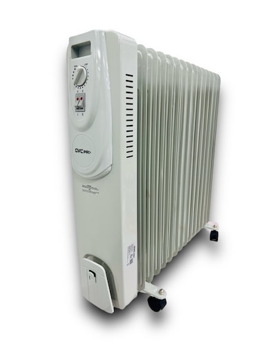 جي في سي برو دفاية زيت 13 مروحة، 3 مستويات تسخين، ترموستات قابل للتعديل، 2500 واط، 50/60 هرتز، Gvor-2013