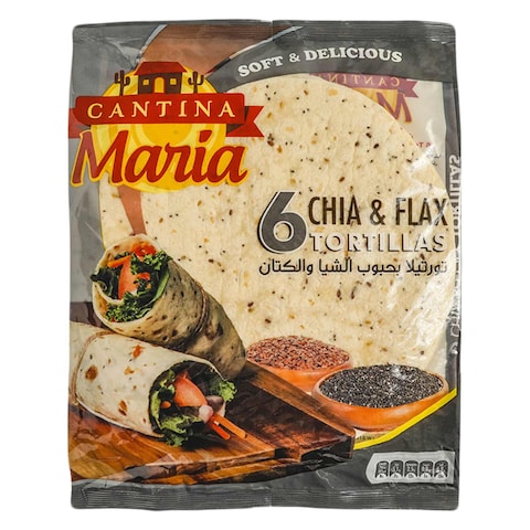 Buy Cantina Maria Tortillas Chia And Flax 360g in Kuwait