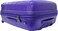 Rower Hard Shell Suitcase Trolley Luggage Set of 4, Lightweight, Expandable, Anti-theft Zip, Spinner Wheels &amp; TSA Combination Lock, Trolley Bags with 1 Cosmetic Bag (20/24/28/14 Inches) (Purple Blue)