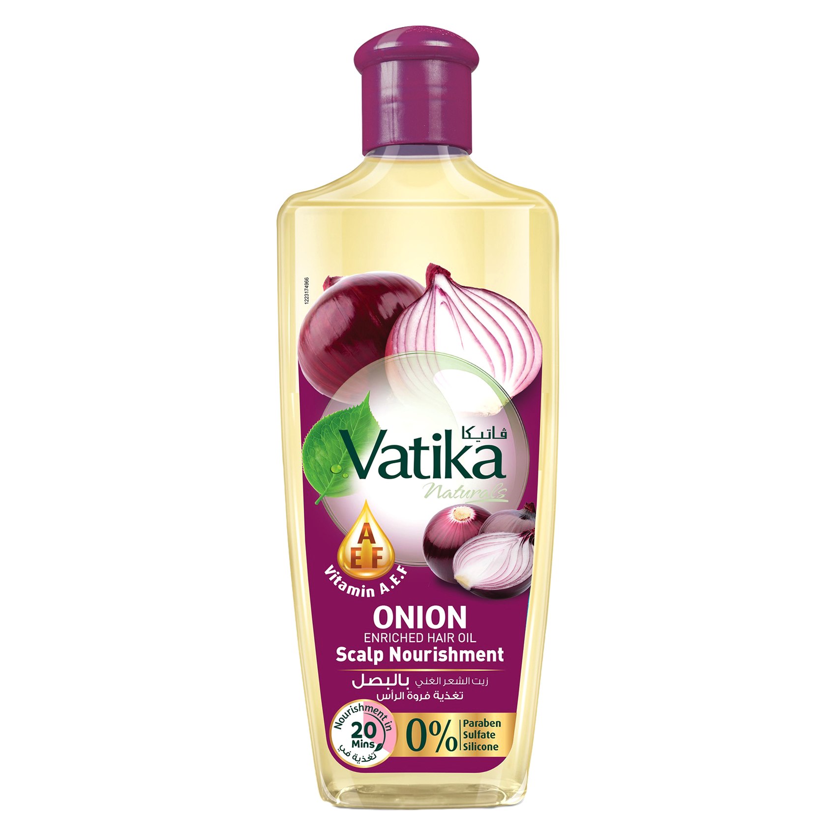 Vatika Naturals Onion Enriched Hair Oil Clear 300ml