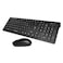 Promate ProCombo-12 Sleek Profile Full Size Wireless Keyboard And Mouse Black