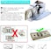 FIPKA V30 Mini Bill Cash Money Currency Counter Machine, Portable Handy Money Cash Bill Counting Machine
