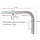 Wownect Universal Projector Screen L- Bracket Adjustable Hanging Mount With Hook For Home Theater Projection Screens Mounting Accessories