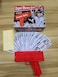 Make It Rain Money Gun Paper Playing Spary Money Toy Gun, Prop Money Gun With 100 Pcs Play Money Cash Gun Party Supplies