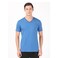 V-Neck Solid T-Shirt  Extra Large Cobalt