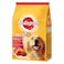 Pedigree Beef and Vegetables Dry Food for Adult Dog, 3kg