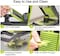 Generic 14-In-1 Multifunctional Vegetable Chopper With 8 Stainless Steel Blades, Onion Chopper, Fruit Slicer Cutter Salad Potato Carrot Garlic, Manual