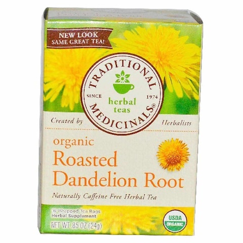 Buy Traditional Medicinals Organic Roasted Dandelion Root 16 Tea Bags in UAE