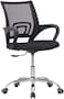Kh Office Chair Computer Chair Ergonomic Executive Swivel Rolling Chair Desk Task Chair With Lumbar Support (A-Black)