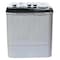 Mika MWSTT2208 Semi Automatic Twin Tub Top Load Washing Machine 8Kg Silver