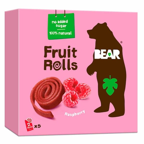 Bear Raspberry Pure Fruit Yo Yo Fruit Snack 20g Pack of 5