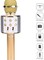 Generic Wireless Bluetooth Karaoke Microphone Mp-045 Gold/White