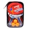 JSBP Table Tennis Racket with Ball Set Multicolour 5 PCS