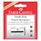 Faber Castell Carded Single Hole Sharpener 1 Piece