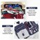6pcs Set Travel Luggage Organizer Packing Cubes Set Storage Bag Waterproof Laundry Bag Traveling Accessories - Blue, 6974042151409, Travel Bag