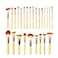 Jessup Brand 25Pcs Beauty Bamboo Professional Makeup Brushes Make Up Brush Tools Kit Foundation Powder Blushes Eye Shader Cosmetics T 35