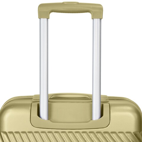 Senator Hard Case Suitcase Trolley Luggage Set of 3 For Unisex ABS Lightweight Travel Bag with 4 Spinner Wheels KH1065 Tea Green