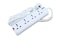 Geepas 5 Way Extension Socket 13A - Extension Lead Strip With LED Indicators | Extra Long Cord With Over Current Protected | Ideal For All Electronic Devices