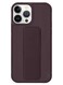 Zolo Finger Grip Holder and standing cover with Car Magnetic Multi-function Shockproof Protective Case Cover For iphone 14 Pro Brown