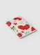 Lowha Spiral Notebook With 60 Sheets And Hard Paper Covers With Strawberry Vector Design, For Jotting Notes And Reminders, For Work, University, School