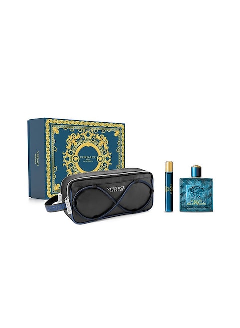 Versace Eros Man Eau De Toilette Natural Spray Gift Set, 100ml