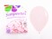 Sempertex 50pcs, 12'' Round Balloons, pastel matte pink latex balloons