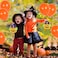 Party Time 100-Pieces 10inch Orange Latex Balloons Party Decoration, Black Party Decorations Birthday Balloons For Engagement, Baby Shower, Wedding Balloons Decor, Balloons for Birthday Party Decorati