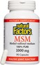 Natural Factors Msm 1000 mg, 90 Capsules