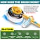 Fochutech Car Wash Brush, Car Cleaning Kit, 360&deg; Spin Car Mop, Microfiber Car Cleaning&nbsp;Brush, Detachable &amp; Extendable&nbsp;Scrub Brush, Garden Hose Spray Nozzle Spray Gun For Car Home Cleaning &amp; Garden Use