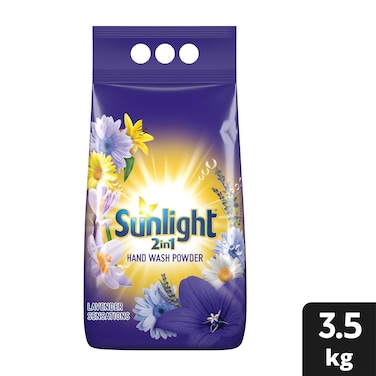 Sunlight Hand wash Powder Lavender Fresh 3.5Kg