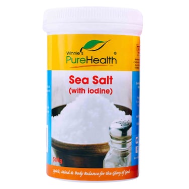 Winnie&#39;s Pure Health Iodine Sea Salt 500g
