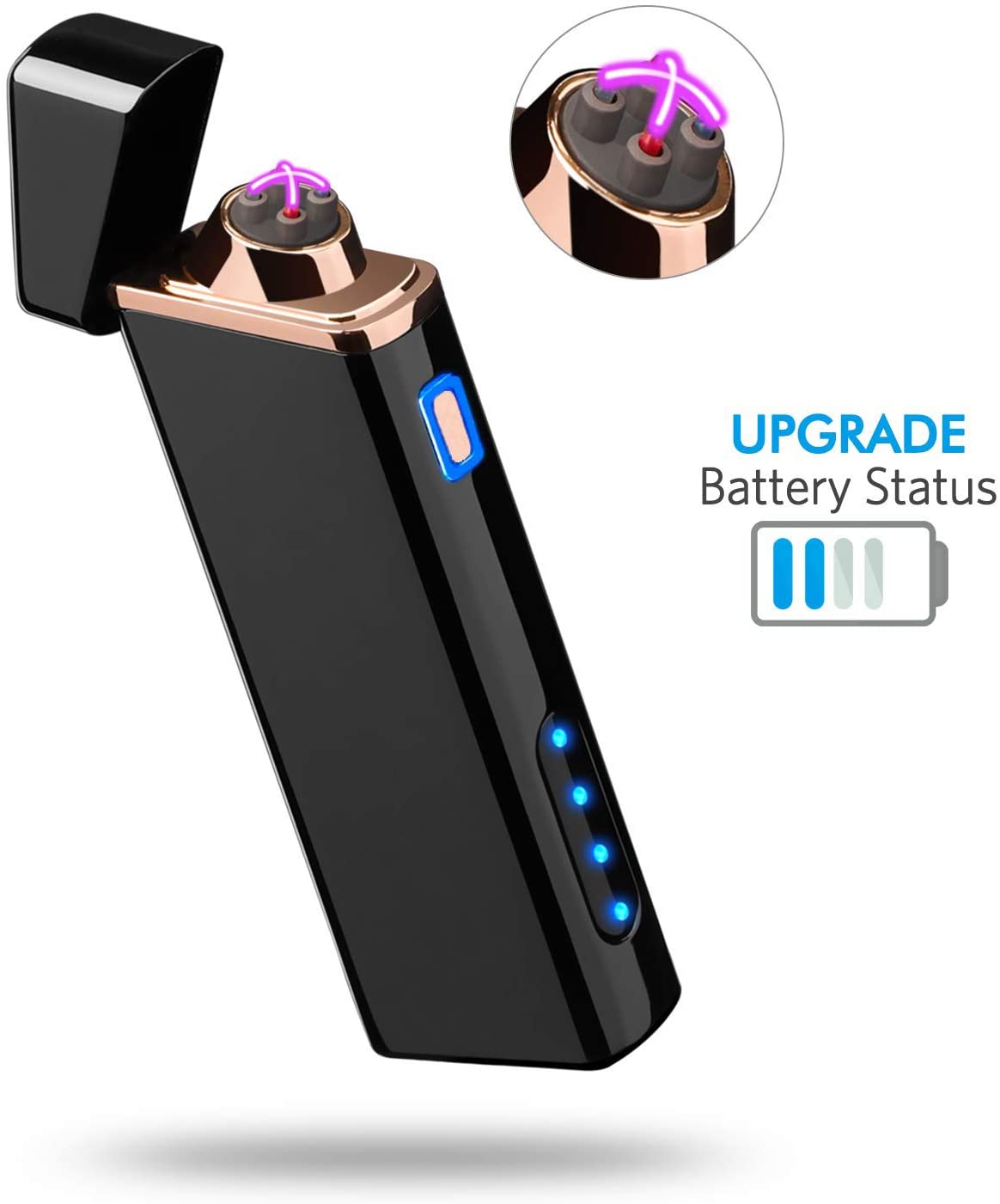 Buy NuSense Electric Arc Lighter USB Rechargeable Windproof Flameless ...
