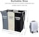 3-Section Foldable Laundry Basket, Washing Storage Dirty Clothes Bag for Bathroom Bedroom Home 135L