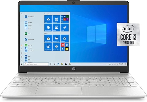 HP 15.6&quot; HD Laptop Notebook Computer, Intel 10th Gen Dual-Core i3-1005G1(Up To 3.4GHz), 16GB DDR4 RAM, 256GB PCIe SSD, Webcam, Bluetooth, Wi-Fi, HDMI, Type-C, Windows 10 S