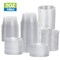 Lavish [ 100- Piece ] 2 Oz Plastic Portion Cups With Lids Is Suitable For Coffee Tea Or Hot Chocolate Very Suitable For Home And Office Use