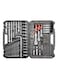 128-Piece Socket Set Silver/Black