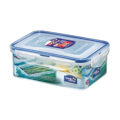Lock and Lock Rectangular Food Container - 0.85 Liter